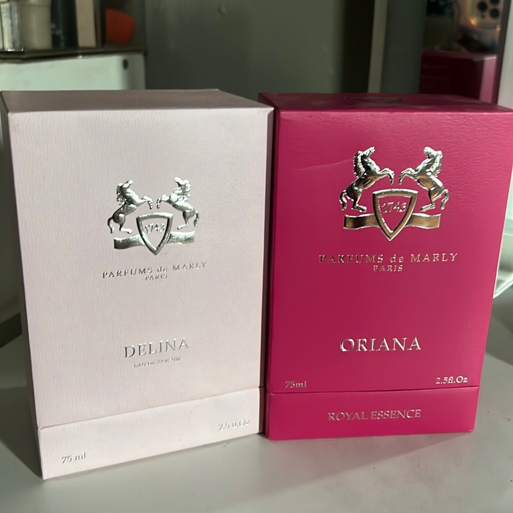 Delina and oriana perfume box (empty)